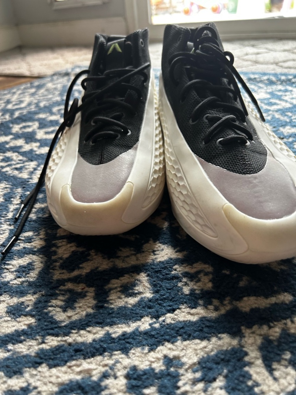 adidas Black, White and Gray Men's Low-Top Sneakers - Picture 6 of 6